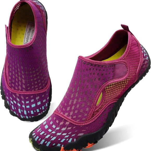 Water Shoes Women Men Aqua Socks Lightweight Non-Slip Beach Swim Surf Yoga - Picture 4 of 8